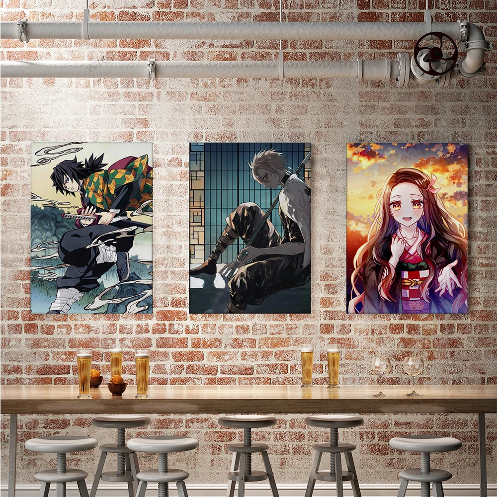 WTQ One Piece Poster Demon Slayer Anime Posters Canvas Painting Wall Decor Retro Poster Wall Art Picture Decoration Home Decor
WTQ One Piece Poster Demon Slayer Anime Posters Canvas Painting Wall Decor Retro Poster Wall Art Picture Decoration Home Decor