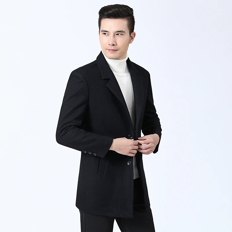new autumn and winter high-grade men's coat business casual woolen coat wool jacket Windbreaker Overcoat Solid color Slim
new autumn and winter high-grade men's coat business casual woolen coat wool jacket Windbreaker Overcoat Solid color Slim