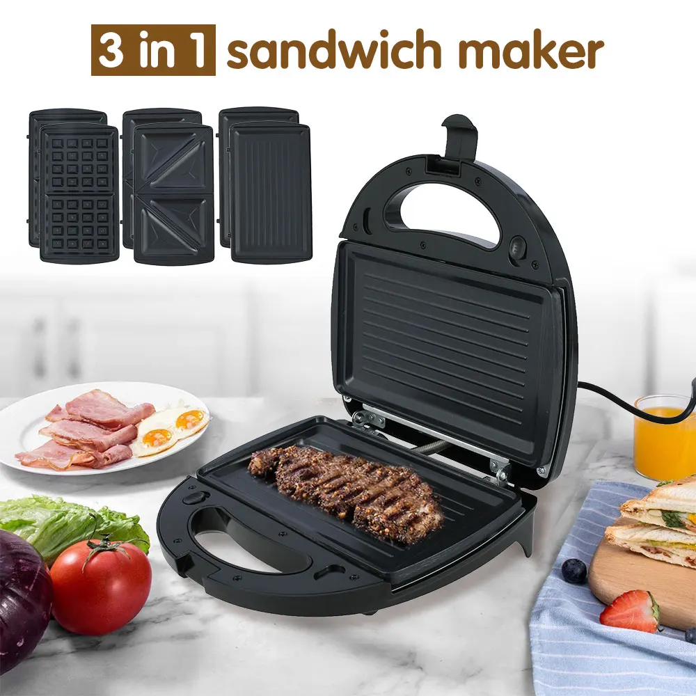 3 in 1Multifunction Electric Doughnut Waffle Maker Sandwich Machine Toaster Breakfast Frying Pancake Maker Cake Baking Machine
3 in 1Multifunction Electric Doughnut Waffle Maker Sandwich Machine Toaster Breakfast Frying Pancake Maker Cake Baking Machine
