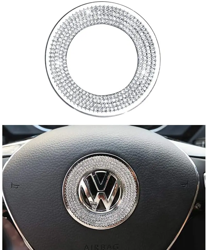 Crystal Diamond Steering Wheel Emblem Sticker for Volkswagen Polo 4 5 6 7 Golf T5 VW Jetta Passat B5 B6 Golf Tiguan Arteon Atlas
Crystal Diamond Steering Wheel Emblem Sticker for Volkswagen Polo 4 5 6 7 Golf T5 VW Jetta Passat B5 B6 Golf Tiguan Arteon Atlas