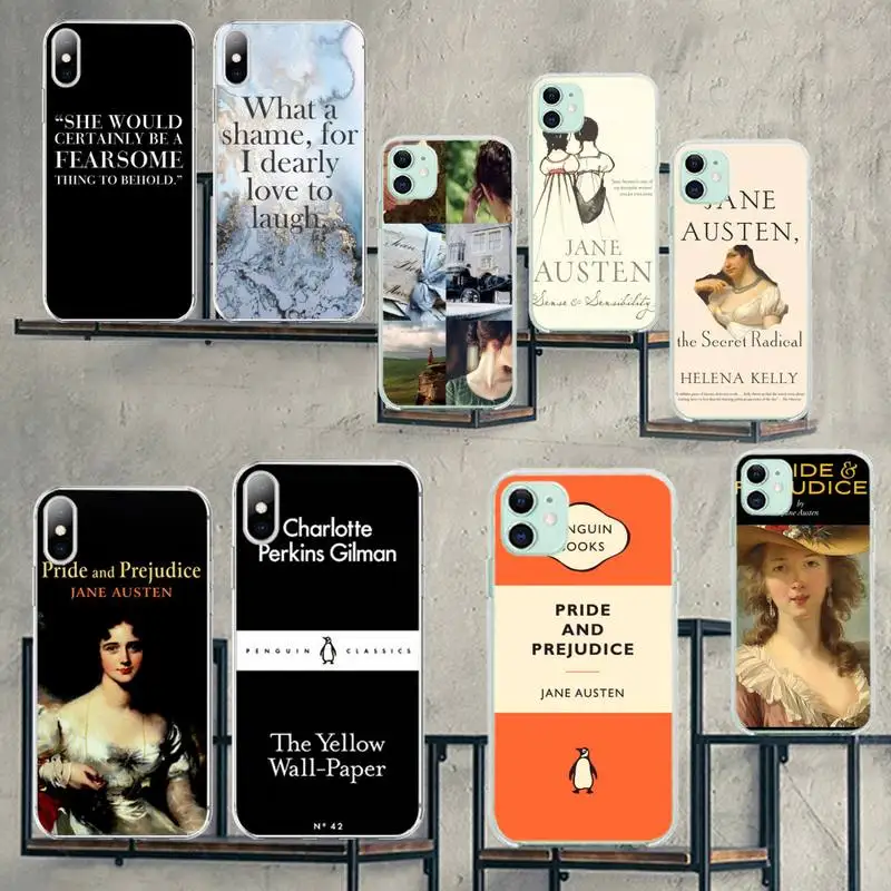 HPCHCJHM Pride And Prejudice Jane Austen Coque Shell Phone Case for iPhone 11 pro XS MAX 8 7 6 6S Plus X 5S SE 2020 XR cover 
HPCHCJHM Pride And Prejudice Jane Austen Coque Shell Phone Case for iPhone 11 pro XS MAX 8 7 6 6S Plus X 5S SE 2020 XR cover