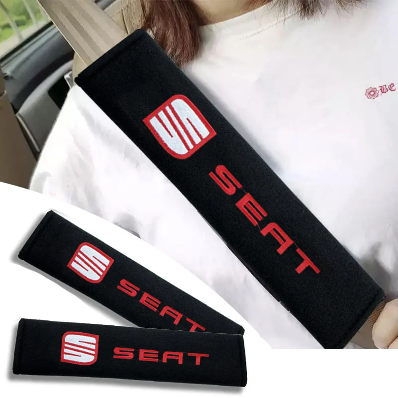 2pcs Car Seat Belt Breathable Protection Shoulder Cover Car Interior Decoration for Seat FR Leon Mk3 Lbiza Altea Alhambra Arona
2pcs Car Seat Belt Breathable Protection Shoulder Cover Car Interior Decoration for Seat FR Leon Mk3 Lbiza Altea Alhambra Arona