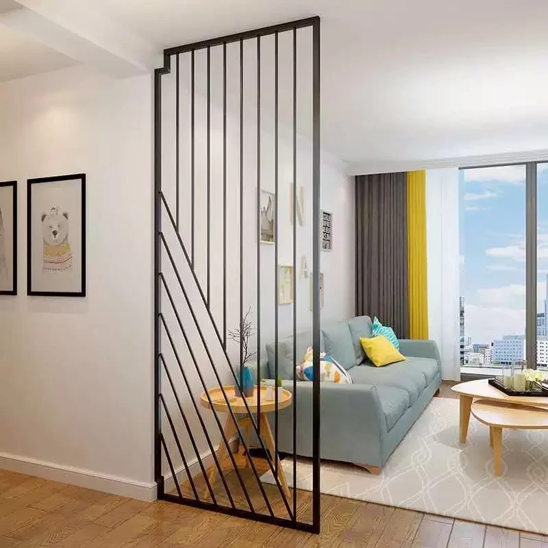 Simple Nordic metal partition hollow screen living room bedroom European style stainless steel floor screen
Simple Nordic metal partition hollow screen living room bedroom European style stainless steel floor screen
