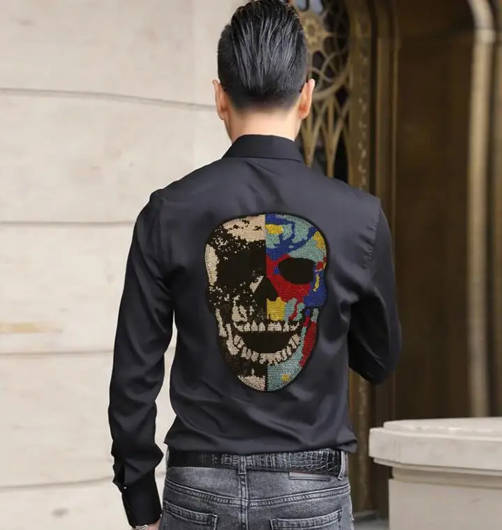 Autumn Diamond stone Comfortable Shirts For Men High Quality Male Long Sleeve Shirt Pure Color Business Casual Slim
Autumn Diamond stone Comfortable Shirts For Men High Quality Male Long Sleeve Shirt Pure Color Business Casual Slim