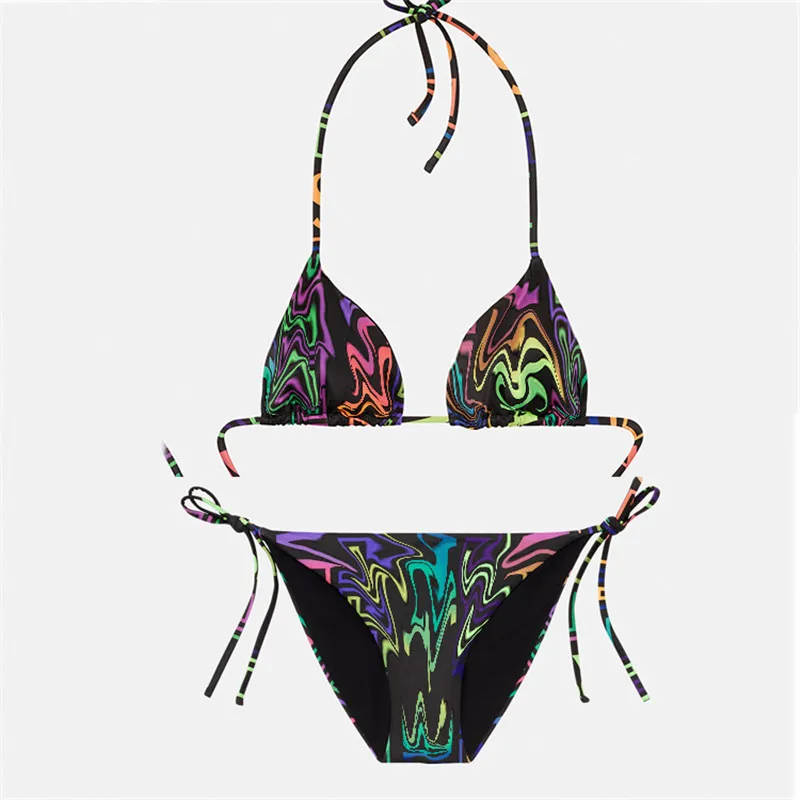 V6046 Bikini Set 2021 Sexy Push Up Swimwear Women Brazilian Swimsuit Low Waist Biquini Halter Two Pieces Bathing Suit 
V6046 Bikini Set 2021 Sexy Push Up Swimwear Women Brazilian Swimsuit Low Waist Biquini Halter Two Pieces Bathing Suit
