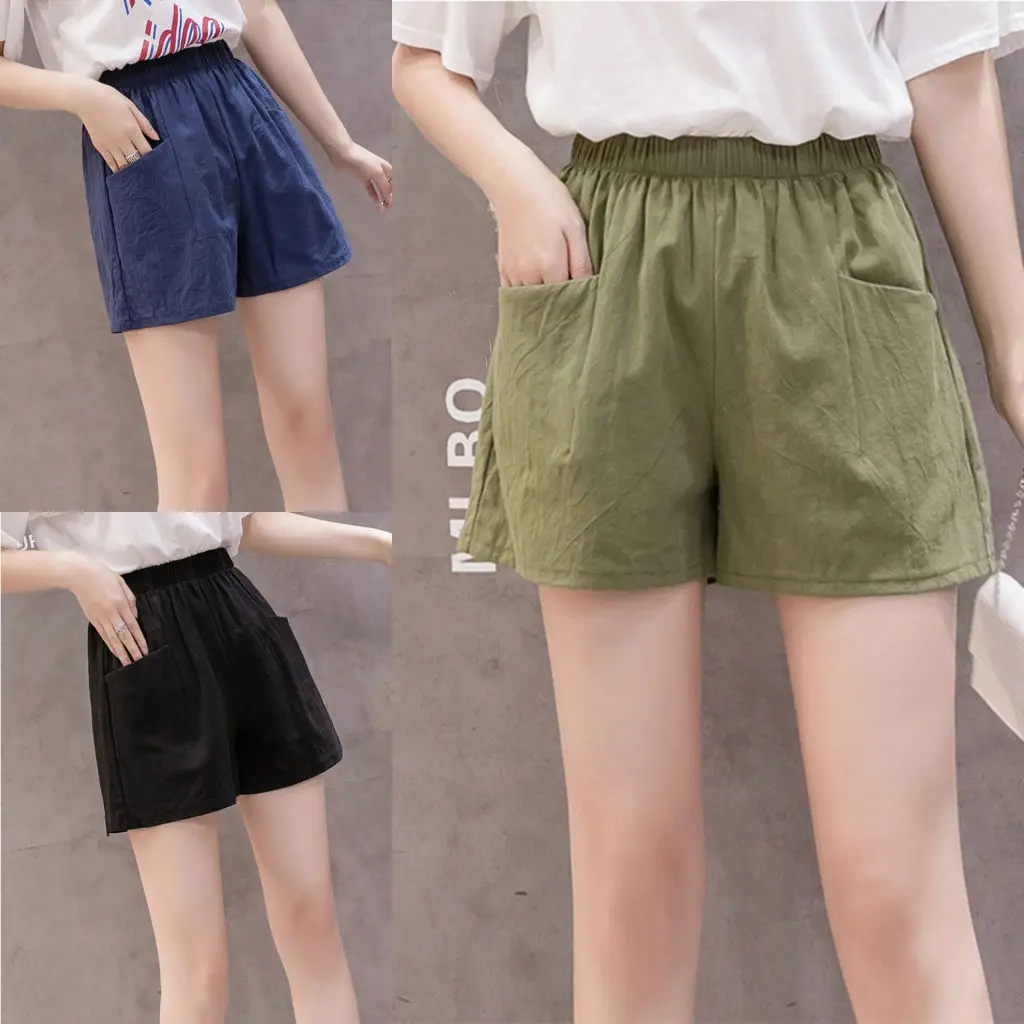 Versatile new casual shorts women's Cotton hemp breathable high waist summer wear thin hot pants home sports pants
Versatile new casual shorts women's Cotton hemp breathable high waist summer wear thin hot pants home sports pants