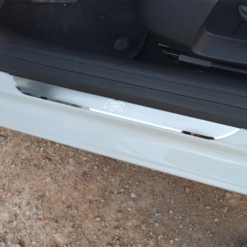 For SEAT LEON ARONA ATECA IBIZA FR Door Sill Scuff Plate Cover Trim Stainless Steel Threshold Kick Pedal Protect Car Accessories
For SEAT LEON ARONA ATECA IBIZA FR Door Sill Scuff Plate Cover Trim Stainless Steel Threshold Kick Pedal Protect Car Accessories