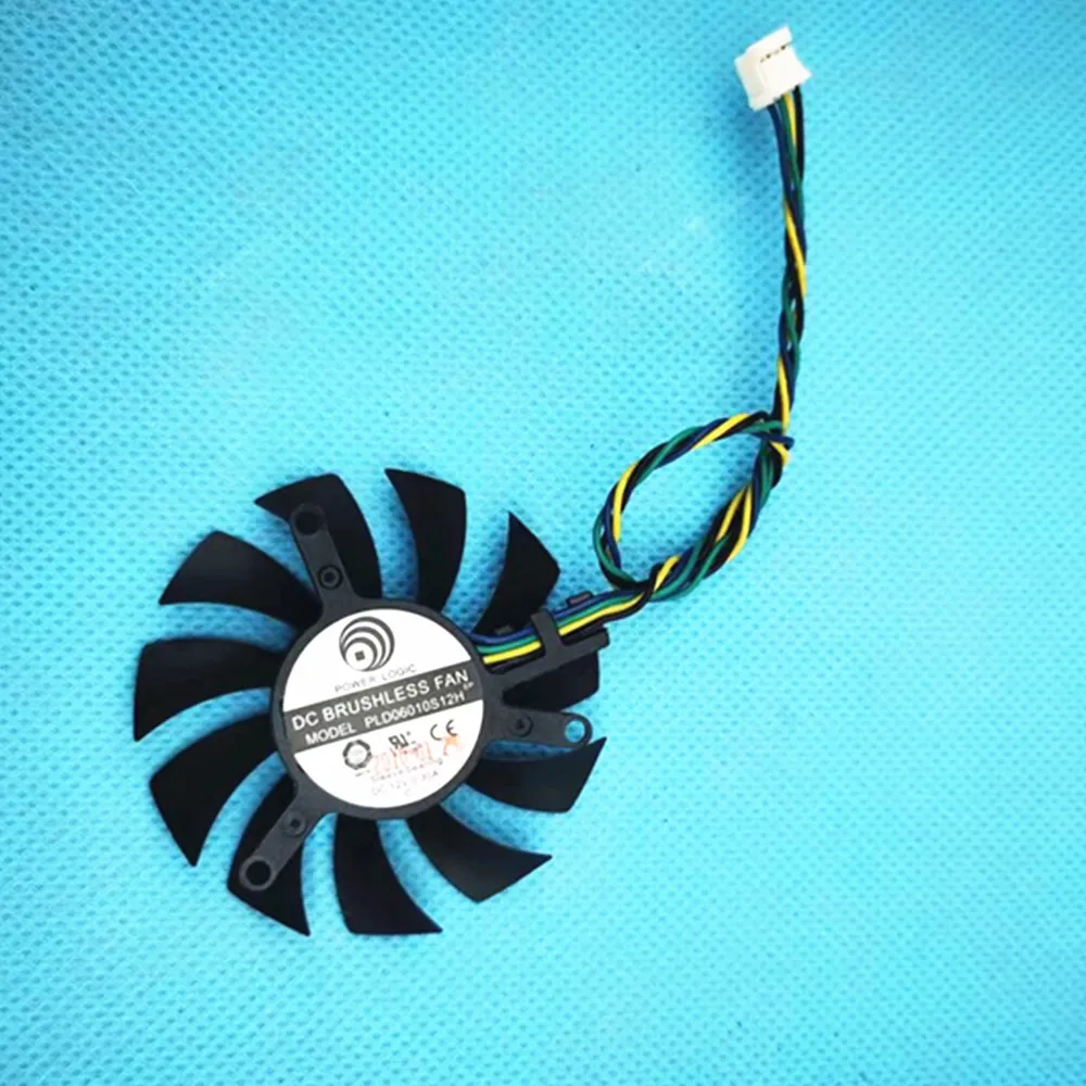 New 6010 6cm Diameter PLD06010S12H Graphics card Fan 900-4500 RPM Hydraulic.
New 6010 6cm Diameter PLD06010S12H Graphics card Fan 900-4500 RPM Hydraulic.