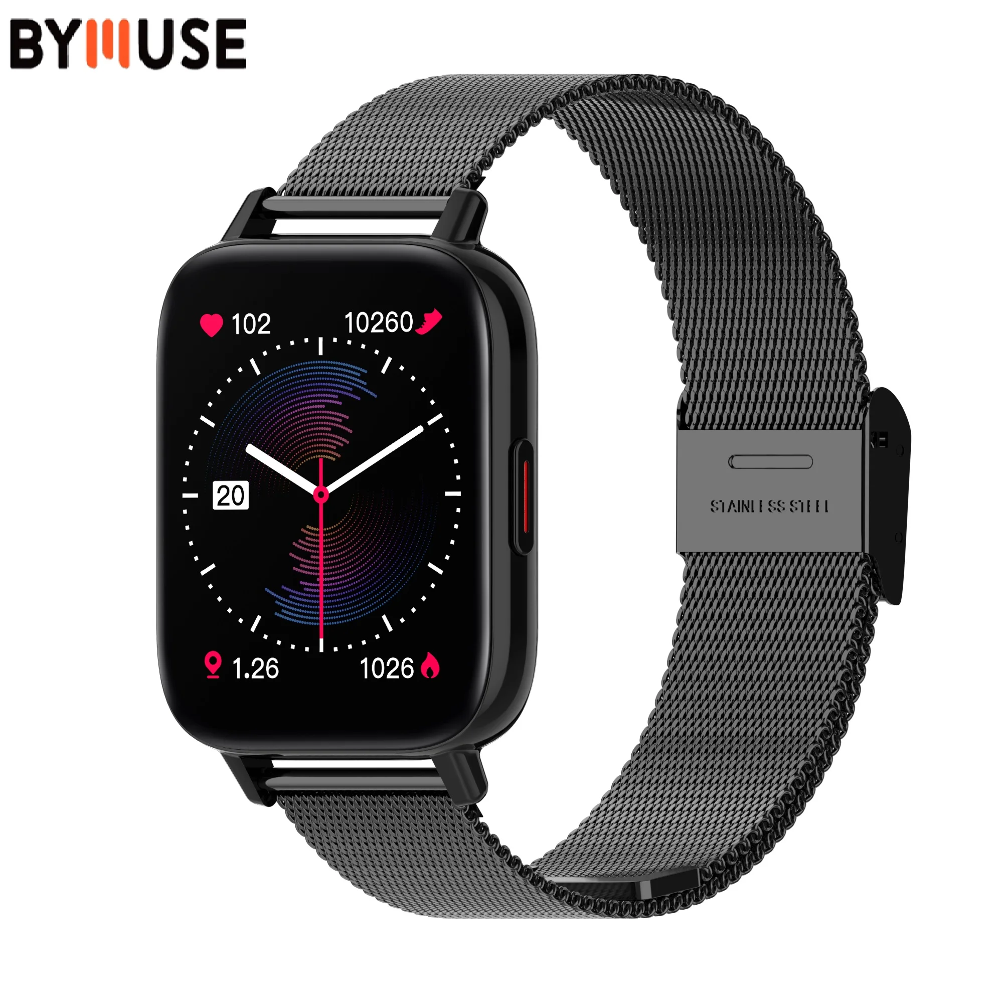 Смарт-часы BYMUSE I22 для мужчин и женщин, Bluetooth, фитнес-часы с функцией вызова, пульсометром, спортивные Смарт-часы для Android и IOS
Смарт-часы BYMUSE I22 для мужчин и женщин, Bluetooth, фитнес-часы с функцией вызова, пульсометром, спортивные Смарт-часы для Android и IOS