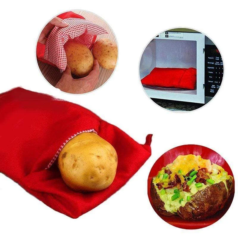 1pcs Microwave Potato Cooker Bag Red Washable Cooker Bag Baked Potato Microwave Cooking Potato Quick Fast Dropshipping
1pcs Microwave Potato Cooker Bag Red Washable Cooker Bag Baked Potato Microwave Cooking Potato Quick Fast Dropshipping