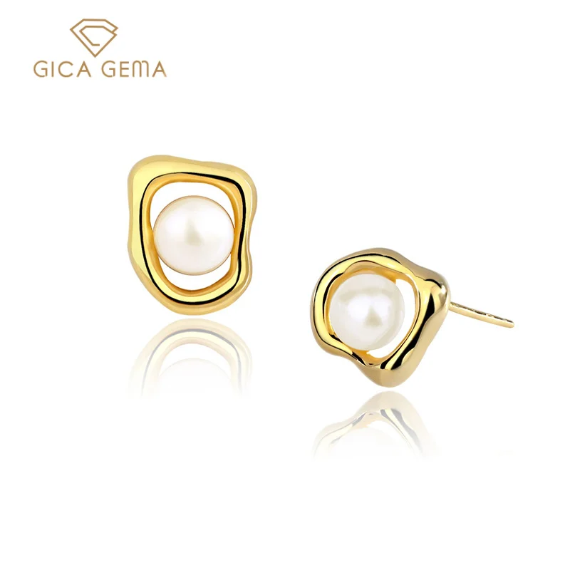 GICA GEMA Classic 925 Sterling Silver Freshwater Pearl Earrings For Women Fine Jewelry Wholesale
GICA GEMA Classic 925 Sterling Silver Freshwater Pearl Earrings For Women Fine Jewelry Wholesale