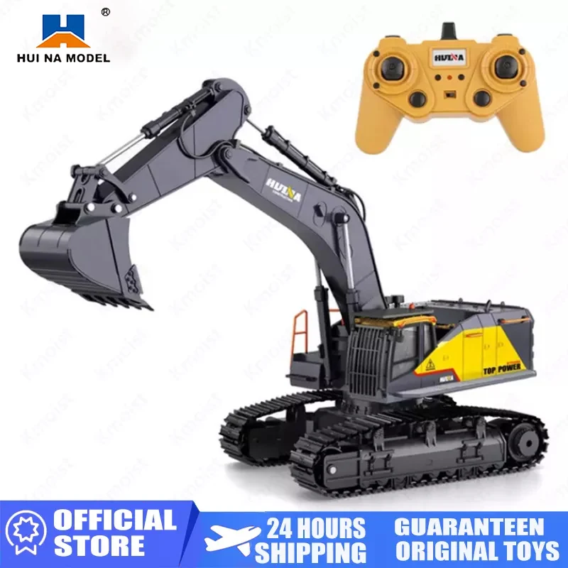Huina 1/14 Rc Truck Excavator Machine On Control Caterpillar Alloy Engineering Car Remote Control Vehicle Tractor Toys for Boy 
Huina 1/14 Rc Truck Excavator Machine On Control Caterpillar Alloy Engineering Car Remote Control Vehicle Tractor Toys for Boy