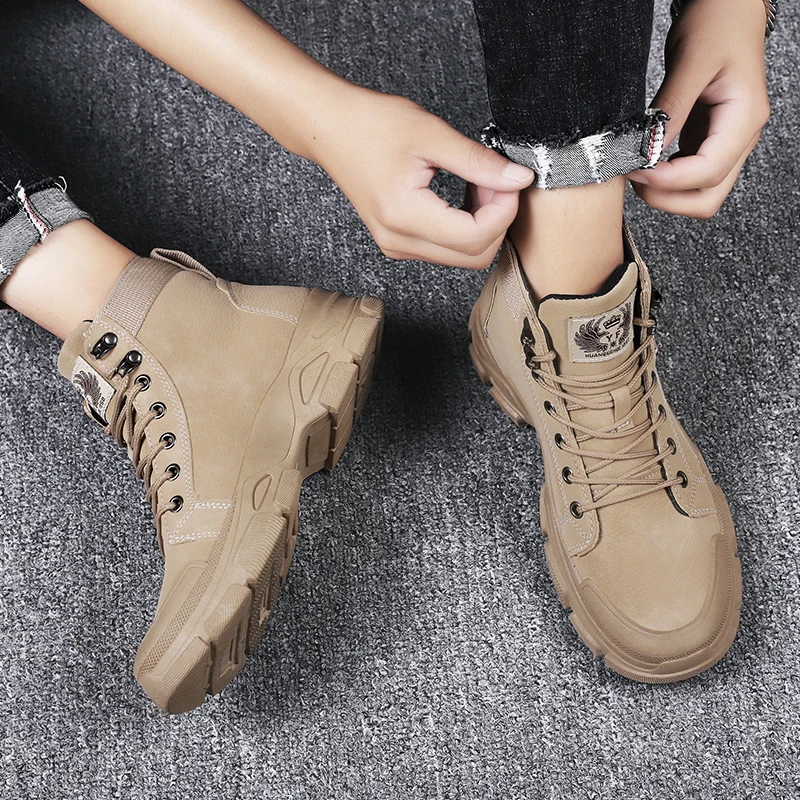 New Arrival Winter Boots Martin Boots Brand Fashion High Top Tooling Shoes Men Lace-Up Comfortable Work Boots Ankle Botas Hombre
New Arrival Winter Boots Martin Boots Brand Fashion High Top Tooling Shoes Men Lace-Up Comfortable Work Boots Ankle Botas Hombre