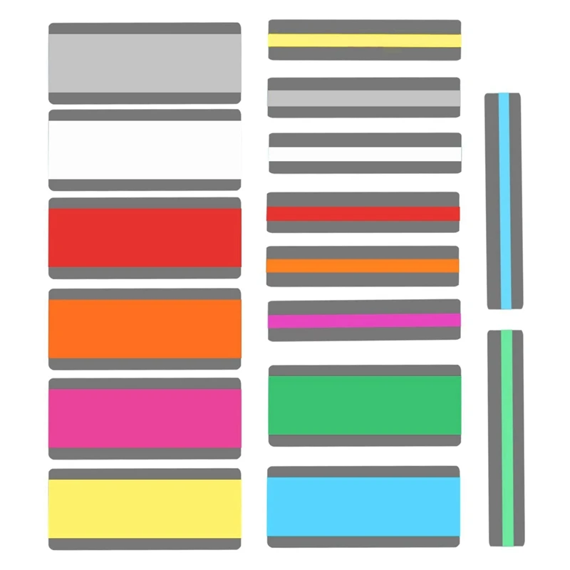 16Pcs Multi-Colored Guided Reading Strips Colored Overlays Highlighter Multipurpose Bookmark Strip for Children
16Pcs Multi-Colored Guided Reading Strips Colored Overlays Highlighter Multipurpose Bookmark Strip for Children