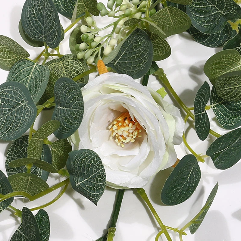 1.8M Artificial Flowers Plants Fake Eucalyptus Vine Garland Hanging For Wedding Home Office Party Garden Craft Art Decor
1.8M Artificial Flowers Plants Fake Eucalyptus Vine Garland Hanging For Wedding Home Office Party Garden Craft Art Decor