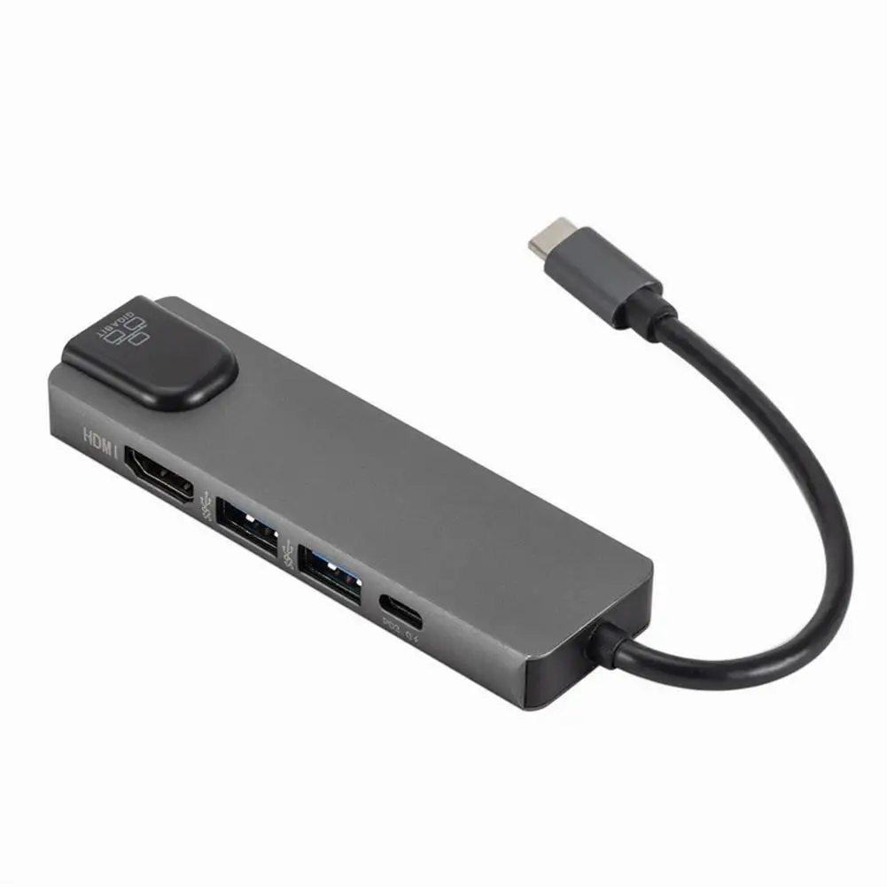 5 Multi-port USB C Hubs Type-c Converter Type-c To HDMI Type-c Hub Gigabit Network Card HD
5 Multi-port USB C Hubs Type-c Converter Type-c To HDMI Type-c Hub Gigabit Network Card HD