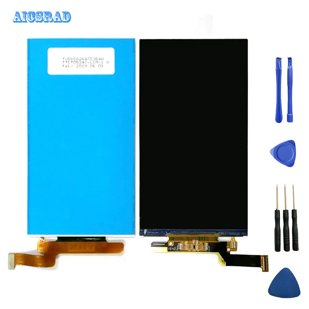 ЖК дисплей AICSRAD Для Doogee X5 Max/ Max Pro сменная деталь черного цвета с клеем для