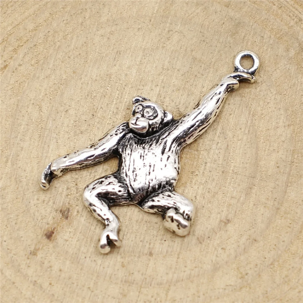 free shipping 21pcs 32x27mm antique silver monkey charms diy retro jewelry fit Earring keychain hair card pendant accessories
free shipping 21pcs 32x27mm antique silver monkey charms diy retro jewelry fit Earring keychain hair card pendant accessories