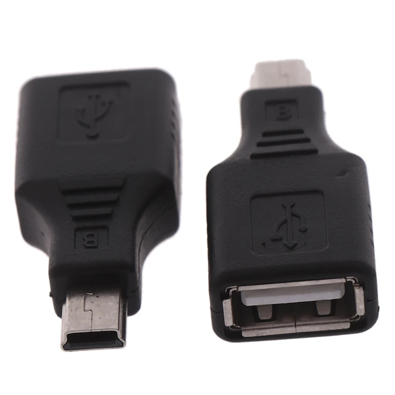 Переходник с Mini USB штекер на Гнездо разъем передача данных Синхронизация OTG