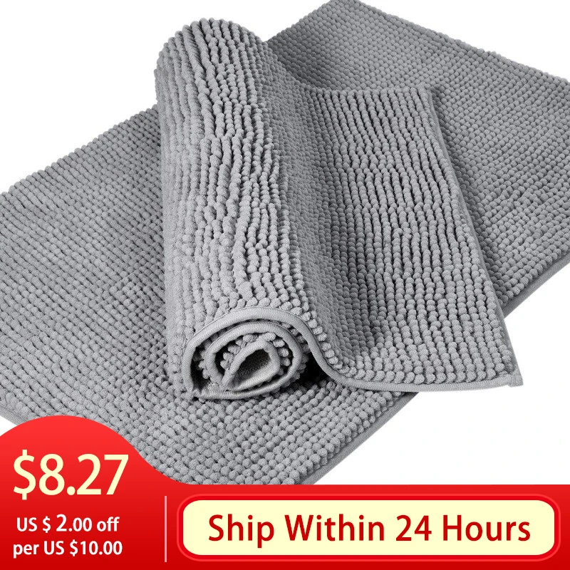 NEOMI High Quality Bath Mat non-slip Bathroom Rug Chenille 50x80cm Soft Mat in the Bathroom kitchen Toilet Floor Decor 40x60cm
NEOMI High Quality Bath Mat non-slip Bathroom Rug Chenille 50x80cm Soft Mat in the Bathroom kitchen Toilet Floor Decor 40x60cm