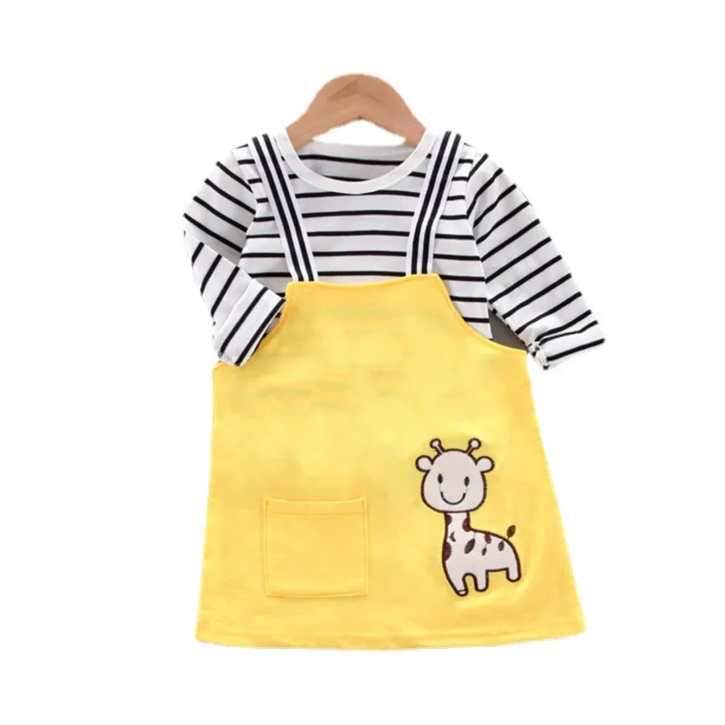 New Children Outfits Summer Baby Clothes Girl Casual T-Shirt Strap Dress 2Pcs/Set Toddler Costume Infant Clothing Kids Tracksuit
New Children Outfits Summer Baby Clothes Girl Casual T-Shirt Strap Dress 2Pcs/Set Toddler Costume Infant Clothing Kids Tracksuit