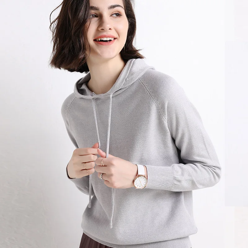 Spring and Autumn New Loose Hooded Sweater Women's Hoodie Women's Long Sleeve Pullover Coat
Spring and Autumn New Loose Hooded Sweater Women's Hoodie Women's Long Sleeve Pullover Coat