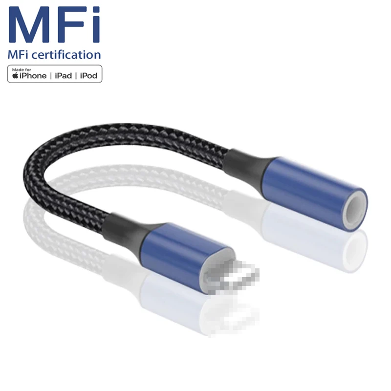MFi Lightning to 3.5mm Aux Jack Headphones Adapter for iPhone 13 12 11 Pro 8 7 3.5mm Audio Cable Lightning Adapter Accessories
MFi Lightning to 3.5mm Aux Jack Headphones Adapter for iPhone 13 12 11 Pro 8 7 3.5mm Audio Cable Lightning Adapter Accessories