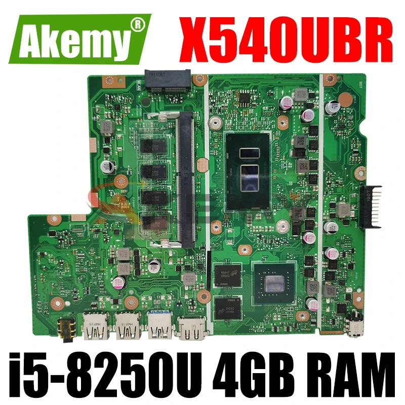 Akemy X540UBR материнская плата для ноутбука Asus X540UB X540UBR X540UV REV 2,0 материнская плата W/ i5-8250U Процессор 4 Гб Оперативная память (V2G)
Akemy X540UBR материнская плата для ноутбука Asus X540UB X540UBR X540UV REV 2,0 материнская плата W/ i5-8250U Процессор 4 Гб Оперативная память (V2G)