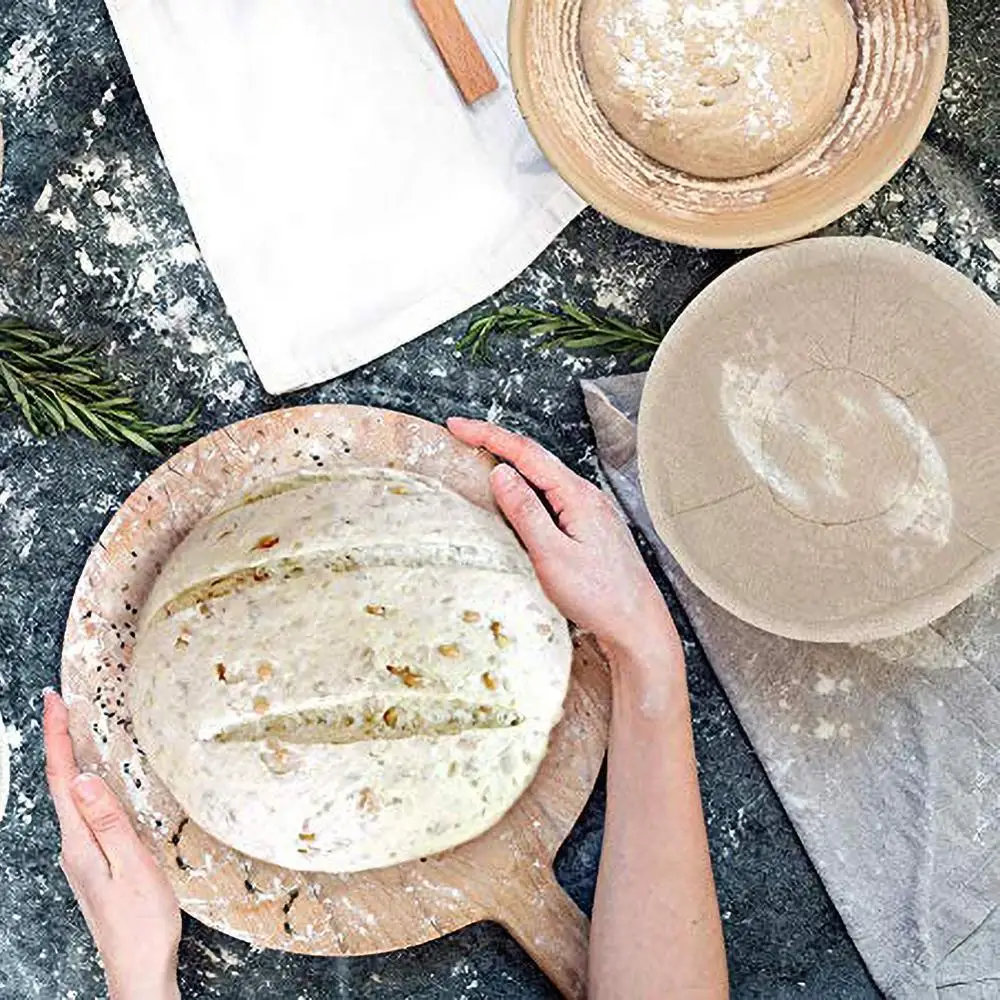 Multi-size Natural Rattan Fermentation Wicker Basket Country Baguette Dough French Bread Mass Proofing Baskets
Multi-size Natural Rattan Fermentation Wicker Basket Country Baguette Dough French Bread Mass Proofing Baskets