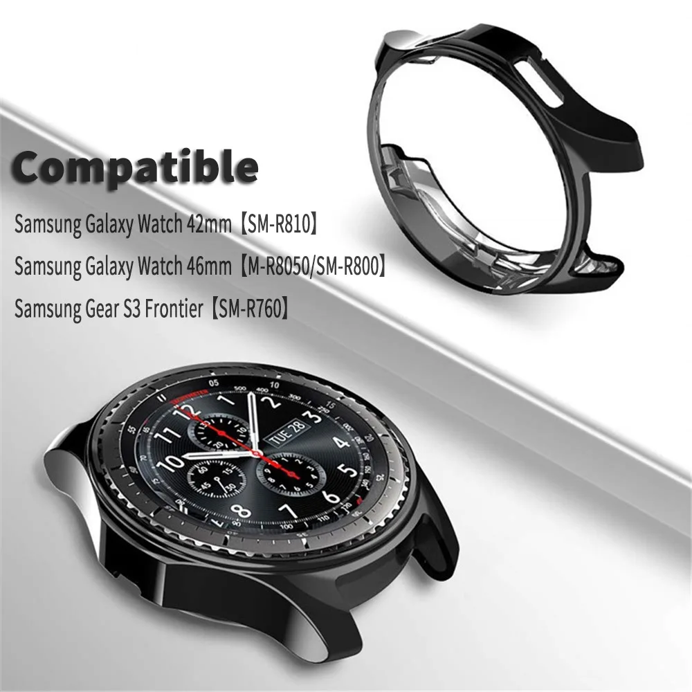 Защитное покрытие для экрана Samsung Galaxy Watch 46mm 42 мм чехол S3 Мягкий ТПУ бампер