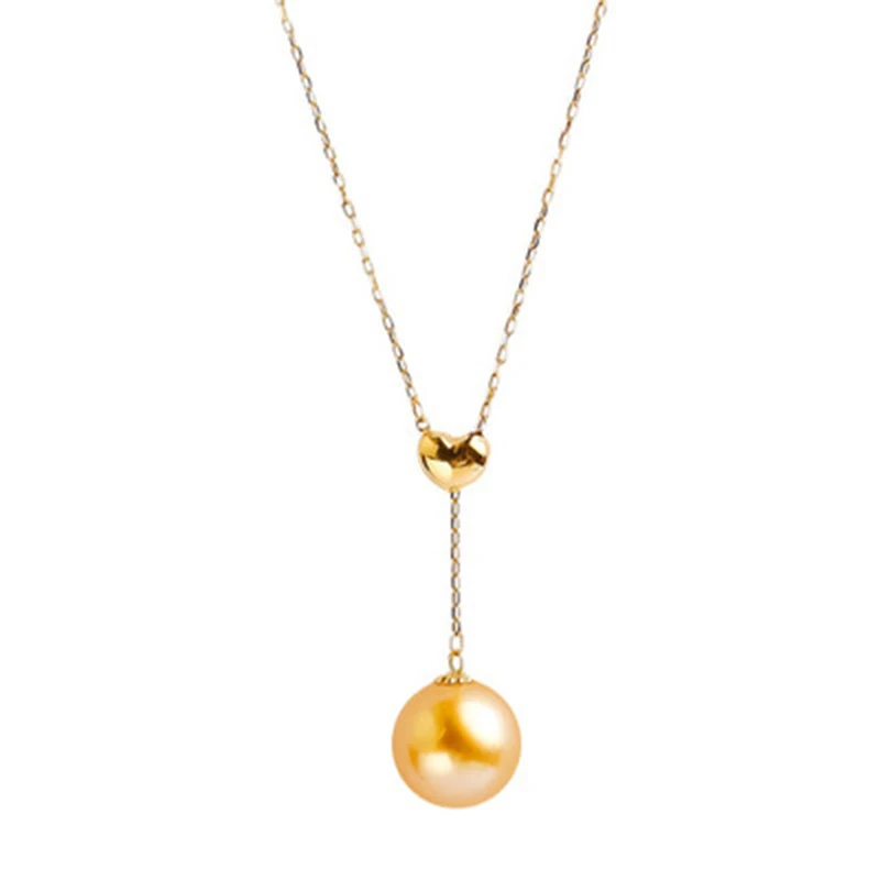 ZHIXI Pure The South Sea Pearls 18K Gold Pendant Necklace 9.5-10mm AU750 Brand Fine Jewelry Women gift party
ZHIXI Pure The South Sea Pearls 18K Gold Pendant Necklace 9.5-10mm AU750 Brand Fine Jewelry Women gift party