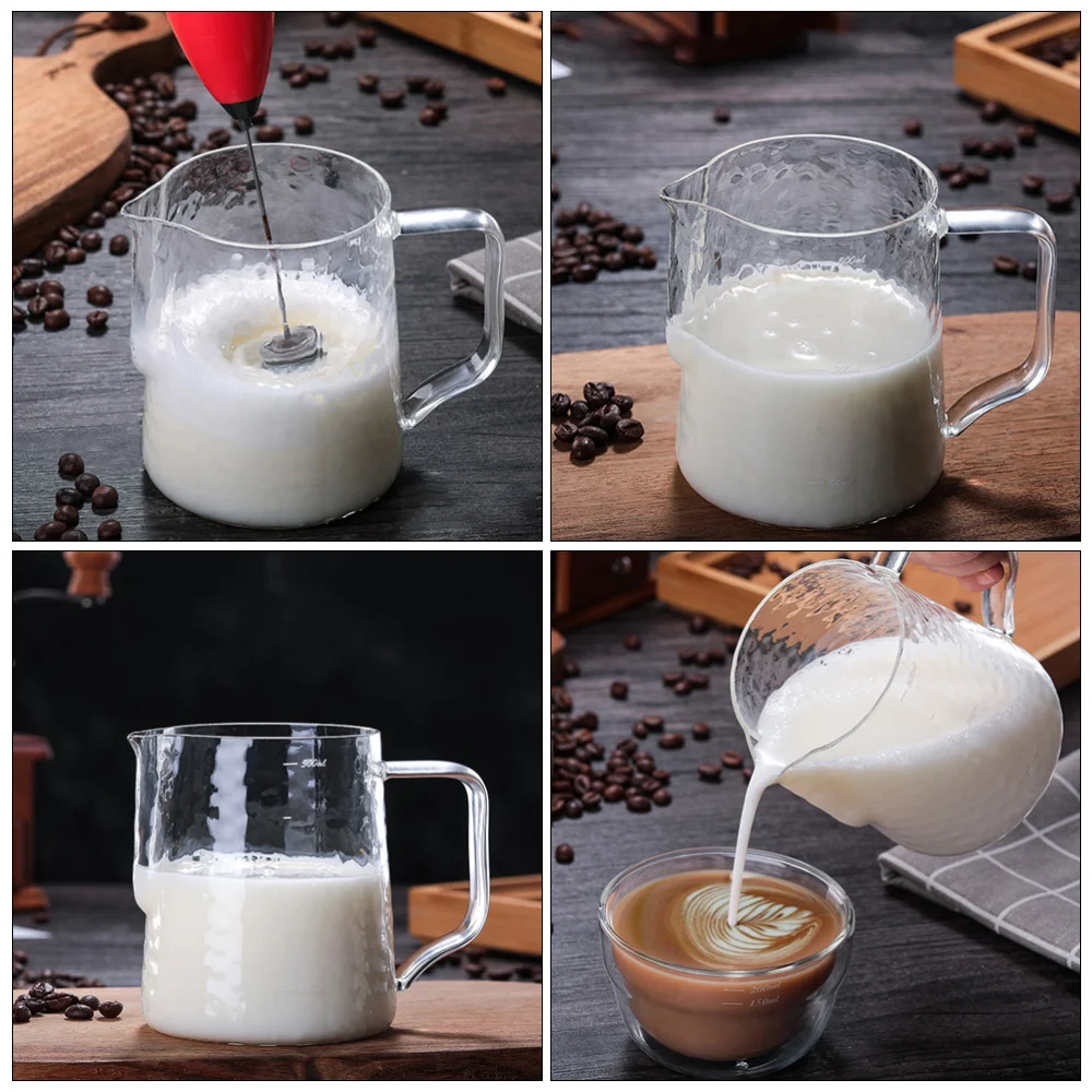1PC 500ml Measuring Cup Glass Measurement Scales Cup Frothing Cup with Handle
1PC 500ml Measuring Cup Glass Measurement Scales Cup Frothing Cup with Handle