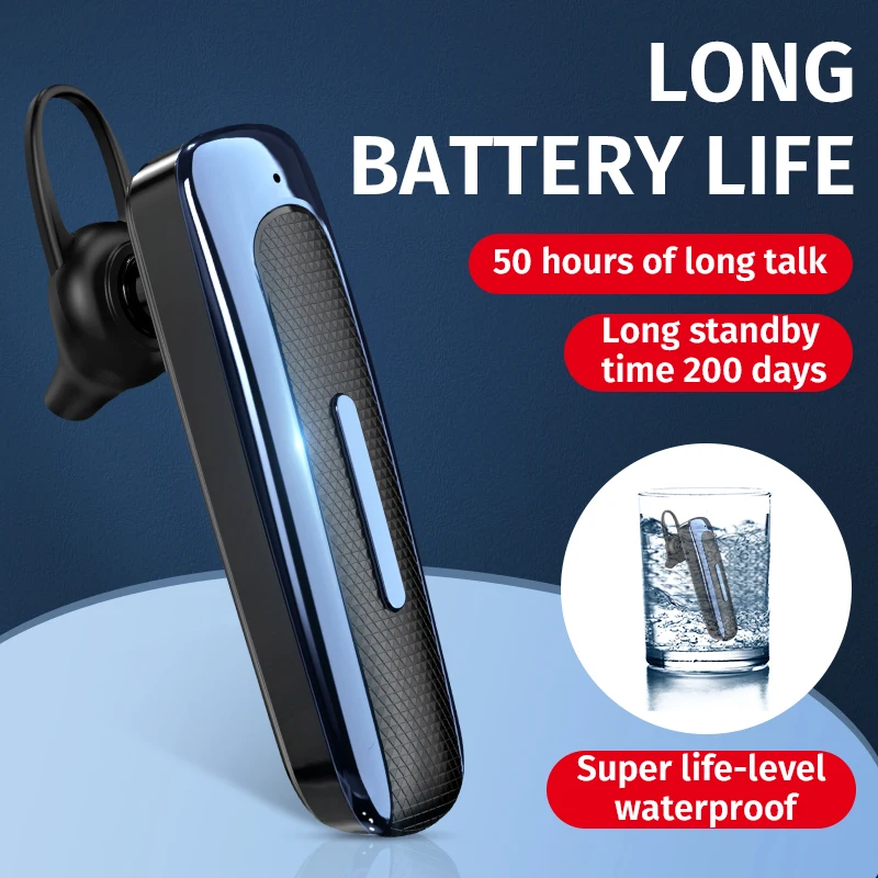 New Earphones V5.0 Wireless Headphones Bluetooth-compatible Headset Music Earpiece With Mic For Business/Driving Traveling
New Earphones V5.0 Wireless Headphones Bluetooth-compatible Headset Music Earpiece With Mic For Business/Driving Traveling