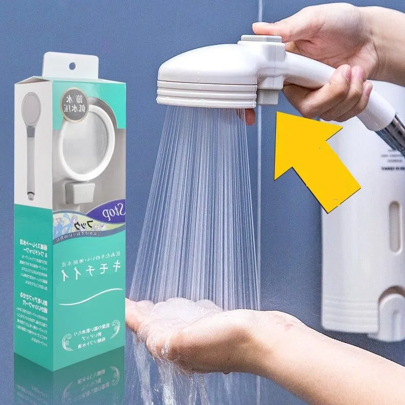 Three-speed adjustment switch, pressurized shower nozzle, removable and washable, water-saving, drop-resistant shower
Three-speed adjustment switch, pressurized shower nozzle, removable and washable, water-saving, drop-resistant shower