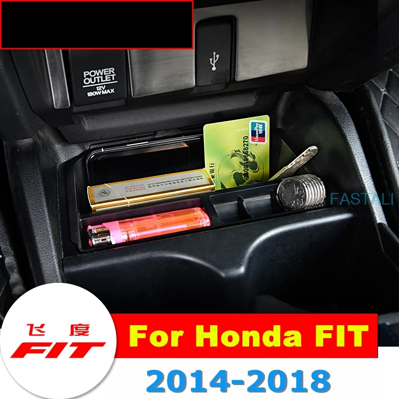 Для Honda FIT JAZZ 2014 2018 женский контейнер для хранения стаканов воды автомобильный