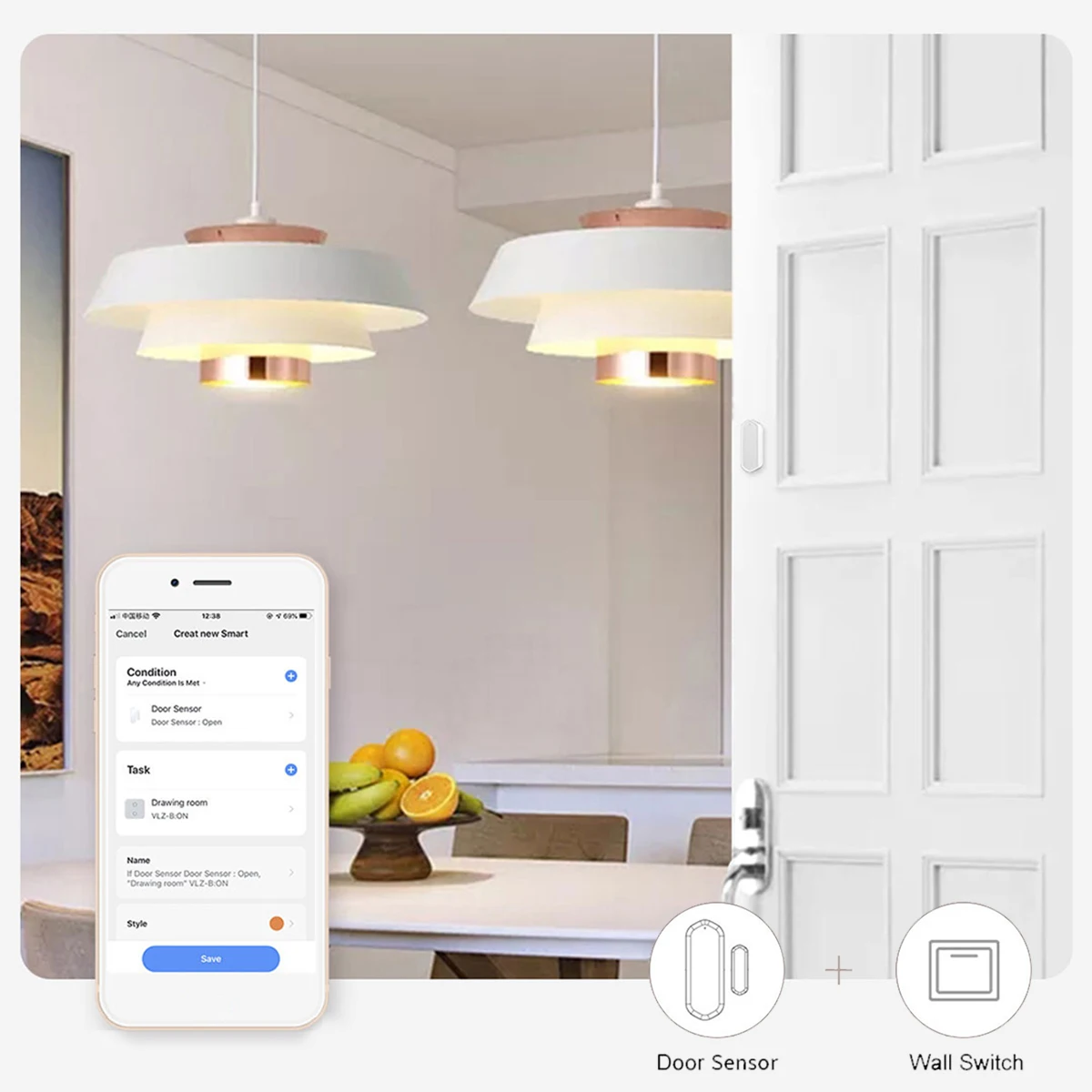 Security Door Window Alarm Contact Sensor Bluetooth Burglar Alert Security Alarm for Home, Office, Dorm
Security Door Window Alarm Contact Sensor Bluetooth Burglar Alert Security Alarm for Home, Office, Dorm