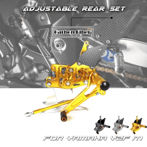Motorcycle Footpeg Rearset Adjustable Aluminum Alloy Rearsets Rear Set Foot Pegs Footrest for SUZUKI GSXR1000 GSX-R 1000 07-08
Motorcycle Footpeg Rearset Adjustable Aluminum Alloy Rearsets Rear Set Foot Pegs Footrest for SUZUKI GSXR1000 GSX-R 1000 07-08