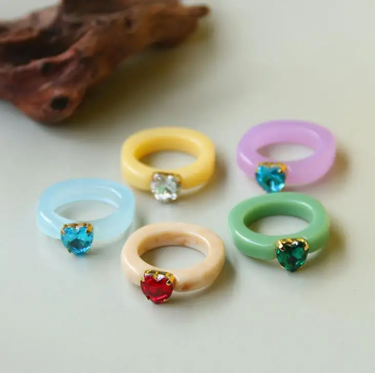 Punki New Colorful Transparent Acrylic Rhinestone Resin Set Ring Geometry Open Rings for Women Girls Party Jewelry 2021
Punki New Colorful Transparent Acrylic Rhinestone Resin Set Ring Geometry Open Rings for Women Girls Party Jewelry 2021