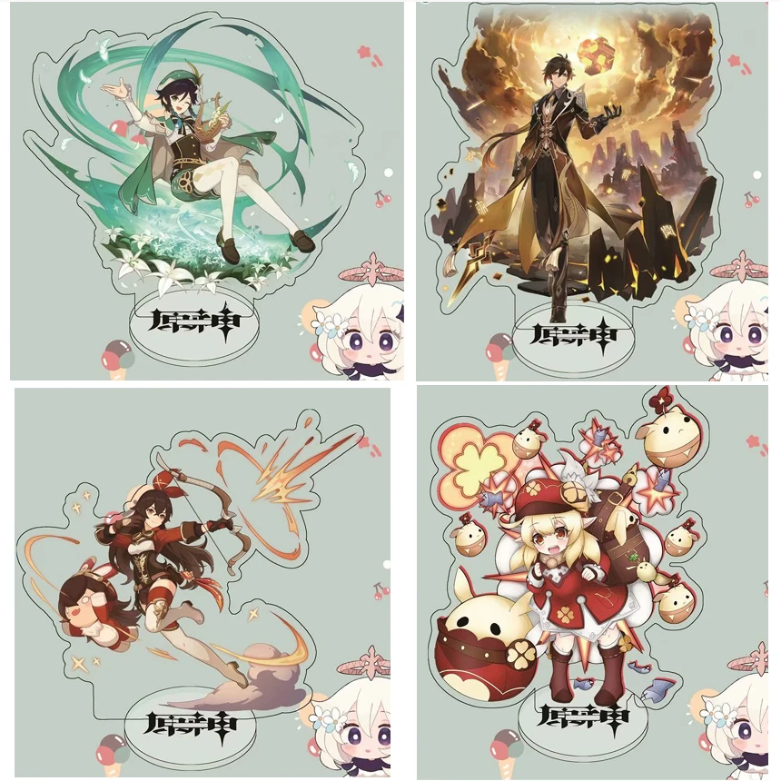 Anime Genshin Impact Figure Klee Keqing Qiqi Hutao Zhongli Diluc Venti Acrylic Stand Model Plate Desk Decor Stand Sign Gift Hot
Anime Genshin Impact Figure Klee Keqing Qiqi Hutao Zhongli Diluc Venti Acrylic Stand Model Plate Desk Decor Stand Sign Gift Hot
