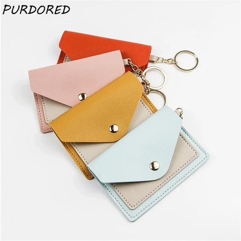 PURDORED 1 Pc Mini Candy Color Card Holder PU Leather Business Credit Card Case Female Cute Short Small Wallet Coin Purse
PURDORED 1 Pc Mini Candy Color Card Holder PU Leather Business Credit Card Case Female Cute Short Small Wallet Coin Purse