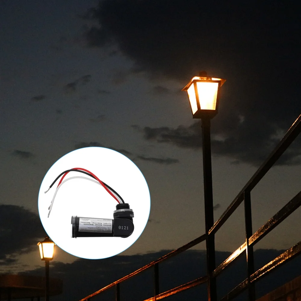 Outdoor Light Photocell Sensor Switch Auto Lighting Control LED Light Sensor 
Outdoor Light Photocell Sensor Switch Auto Lighting Control LED Light Sensor