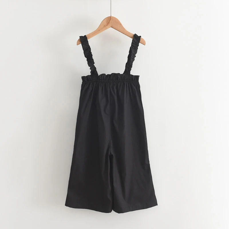 Summer Black Overall For Kids Girls Strap Long Pants Fashion Baby Solid Pure Color Casual Loose Clothing Children Cute Jumpsuits
Summer Black Overall For Kids Girls Strap Long Pants Fashion Baby Solid Pure Color Casual Loose Clothing Children Cute Jumpsuits