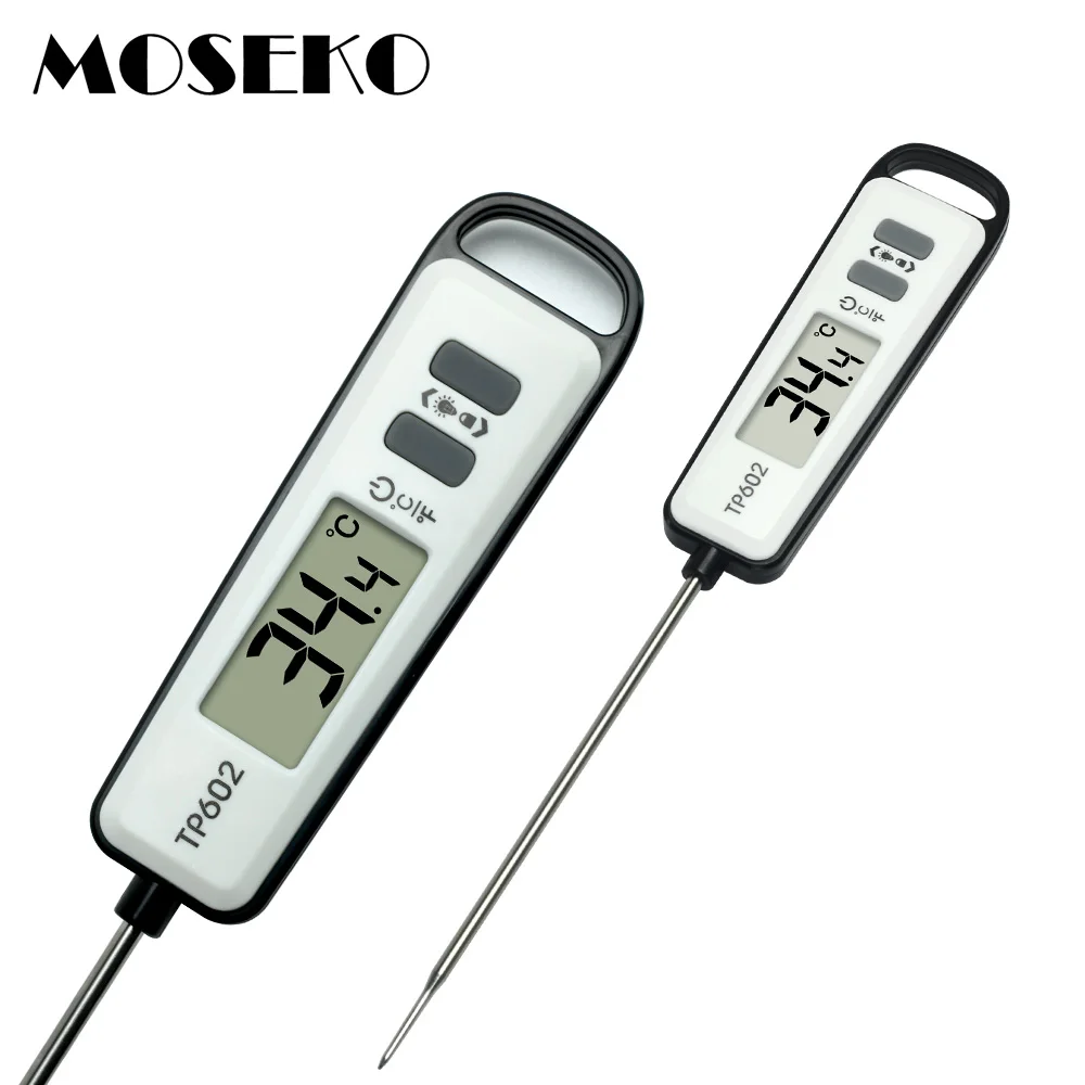 Instant Read Digital Meat Thermometer with Long Probe Backlight for Cooking Candy Kitchen BBQ Grill Smoker Oil Milk Yogurt
Instant Read Digital Meat Thermometer with Long Probe Backlight for Cooking Candy Kitchen BBQ Grill Smoker Oil Milk Yogurt
