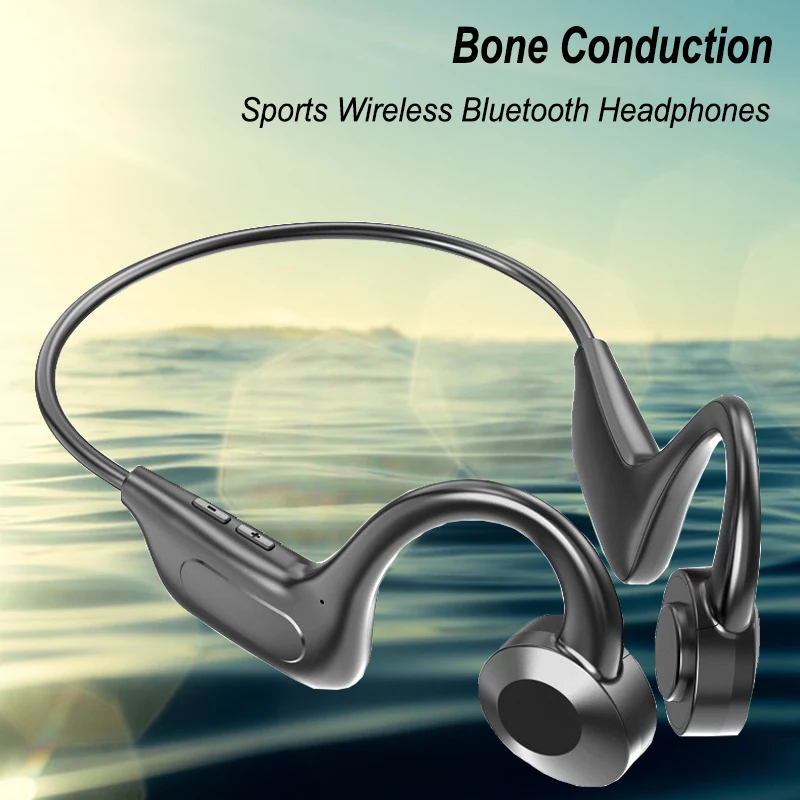 Bone Conduction Earphone Waterproof Sports Wireless Bluetooth Headphone Lightweight Headset HiFi Sound Earbuds for Sport Music
Bone Conduction Earphone Waterproof Sports Wireless Bluetooth Headphone Lightweight Headset HiFi Sound Earbuds for Sport Music