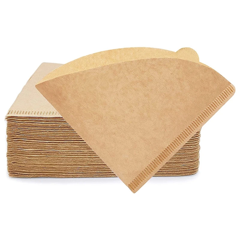 Coffee Filter Papers, 200PCS V-Shaped Disposable Unbleached Filter Papers for V60, Coffee Dripper Cones(2-4 Cups)
Coffee Filter Papers, 200PCS V-Shaped Disposable Unbleached Filter Papers for V60, Coffee Dripper Cones(2-4 Cups)