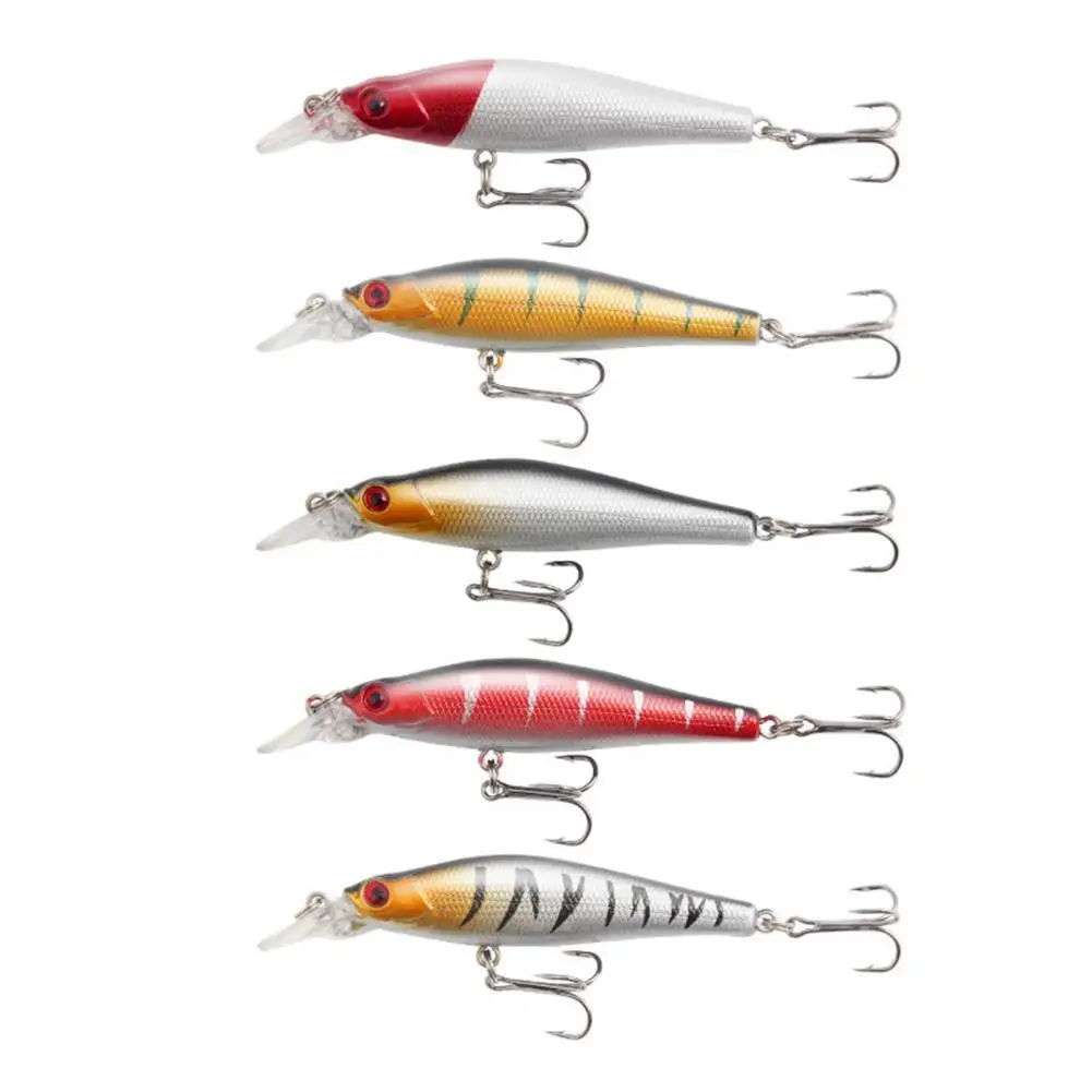 5Pcs Hard Bait Lifelike Painting High-strength Hook 5-color Vivid Anti-corrosion Fishing Lure for Freshwater
5Pcs Hard Bait Lifelike Painting High-strength Hook 5-color Vivid Anti-corrosion Fishing Lure for Freshwater