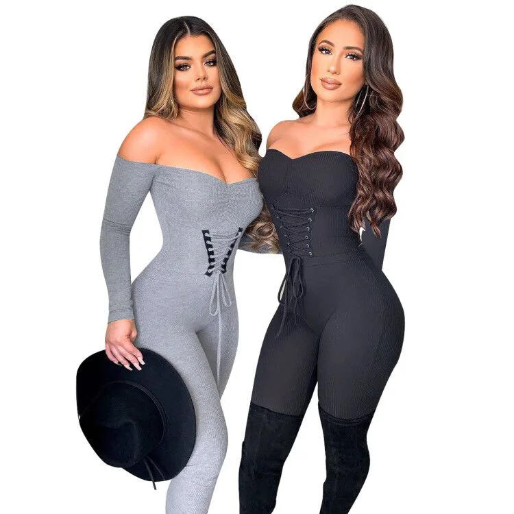 Plus Size Jumpsuits And Rompers For Women Clothing Summer Overalls Open Shoulder Outfit Female Formal Elegant Body Suit Sexy
Plus Size Jumpsuits And Rompers For Women Clothing Summer Overalls Open Shoulder Outfit Female Formal Elegant Body Suit Sexy