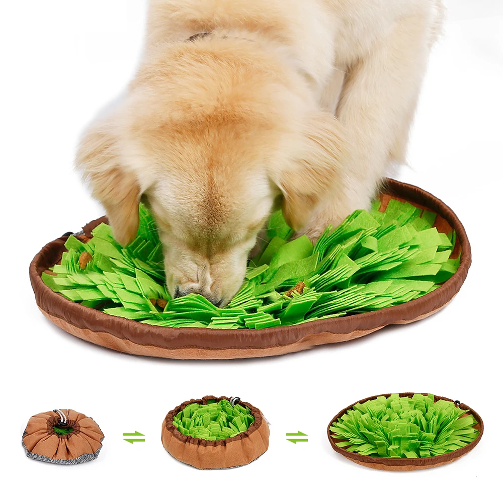 Creative Training Dog Olfactory Mat Activity Blanket Feeding Mat Dog Food Slow Feeding Release Stress Pet Blanket Toy
Creative Training Dog Olfactory Mat Activity Blanket Feeding Mat Dog Food Slow Feeding Release Stress Pet Blanket Toy
