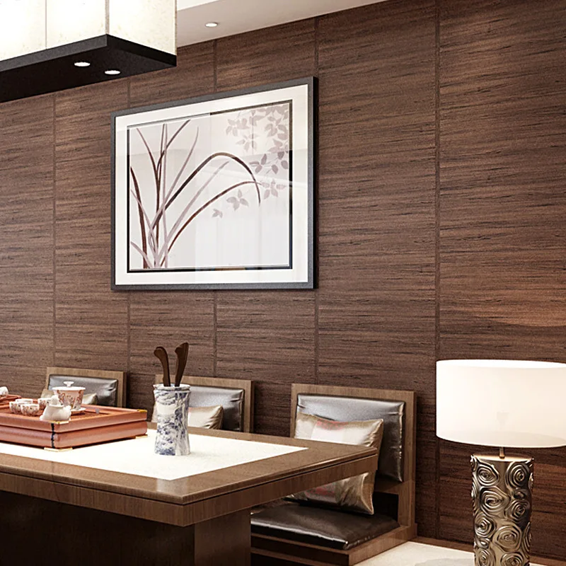 Chinese retro wood grain wallpaper imitates straw weaving and wind Japanese sushi restaurant living room bedroom tatami wallpape
Chinese retro wood grain wallpaper imitates straw weaving and wind Japanese sushi restaurant living room bedroom tatami wallpape