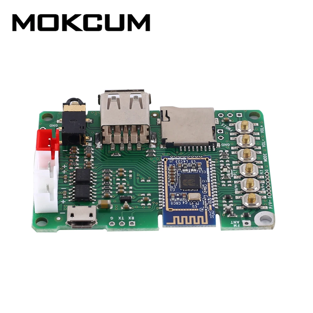 BK3266 Bluetooth 5.0 3W Power Amplifier Board Stereo Transmitter Receiver Module AUX Input Support U-disk TF Card
BK3266 Bluetooth 5.0 3W Power Amplifier Board Stereo Transmitter Receiver Module AUX Input Support U-disk TF Card